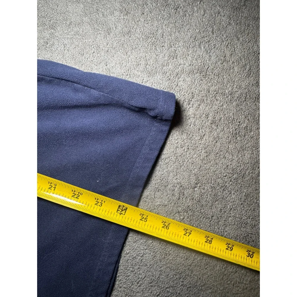The North Face Mens TKA 100 Quarter Zip Fleece Pullover Navy Blue Medium